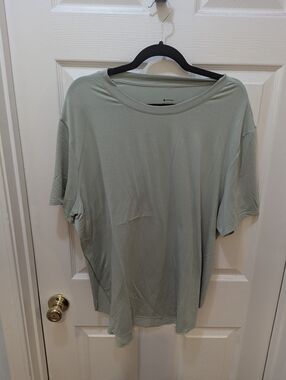 Women's Light Sage Green Oversized Tee